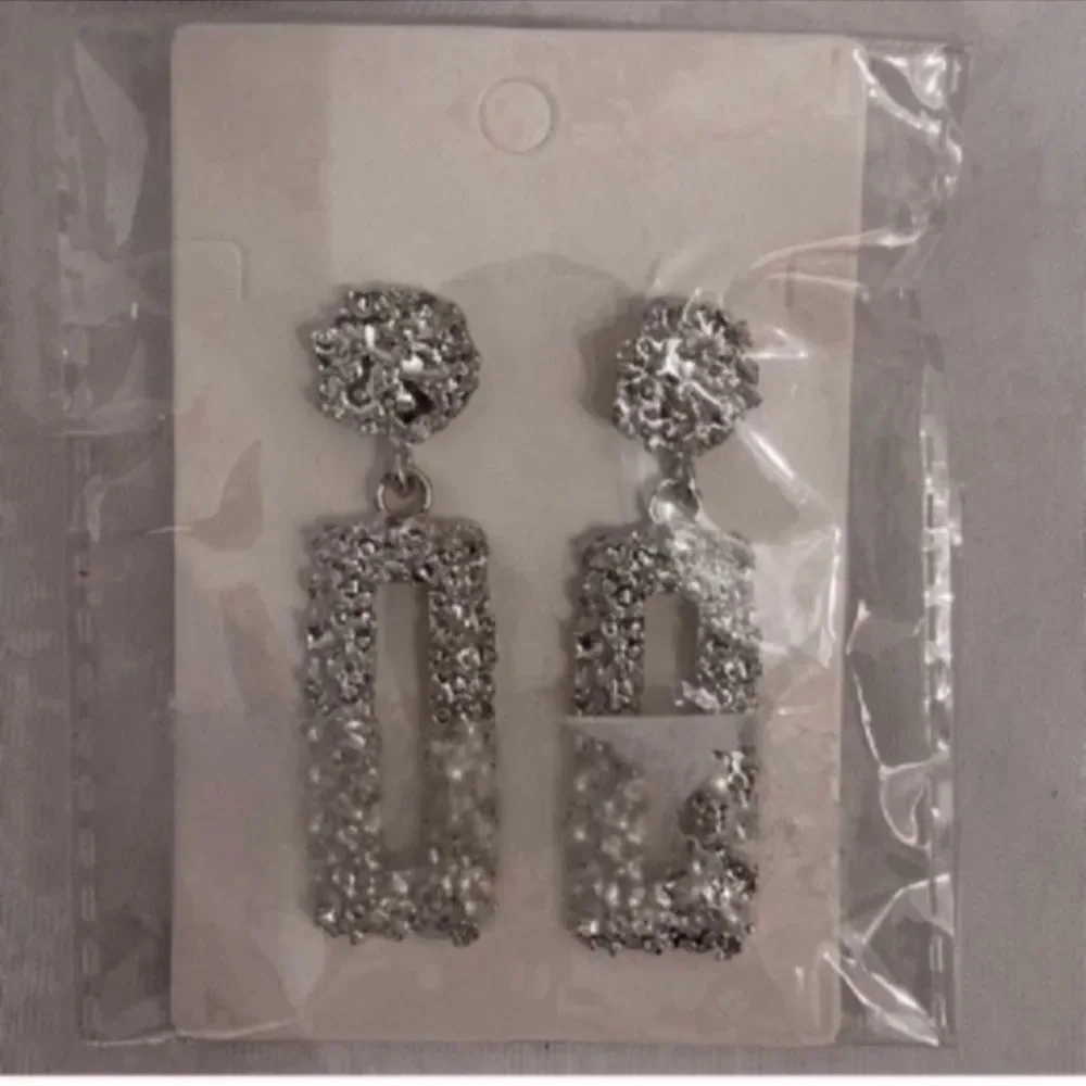Elegant Silver Drop Earrings